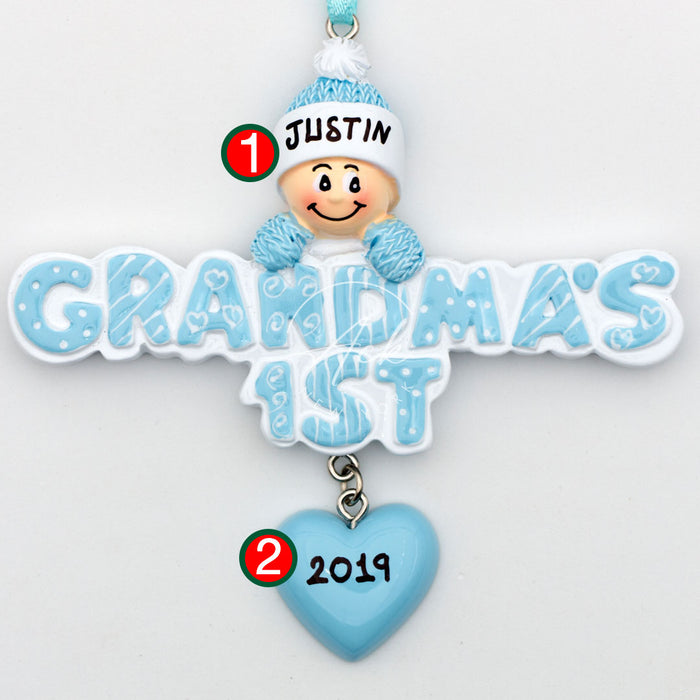 For Grandma Personalized Christmas ornament