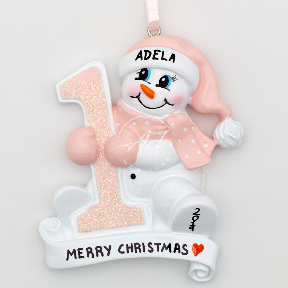 1 Year Old Personalized Christmas Ornament