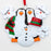 Penguins With Snowman Personalized Christmas Ornament