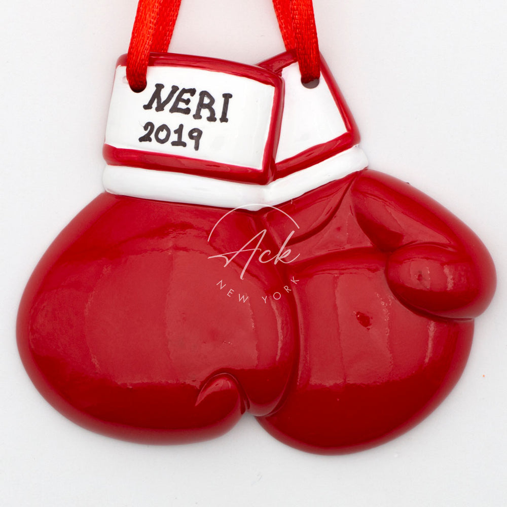 Boxing Personalized Christmas Ornament