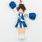 Cheerleader Blue Personalized Christmas Ornament