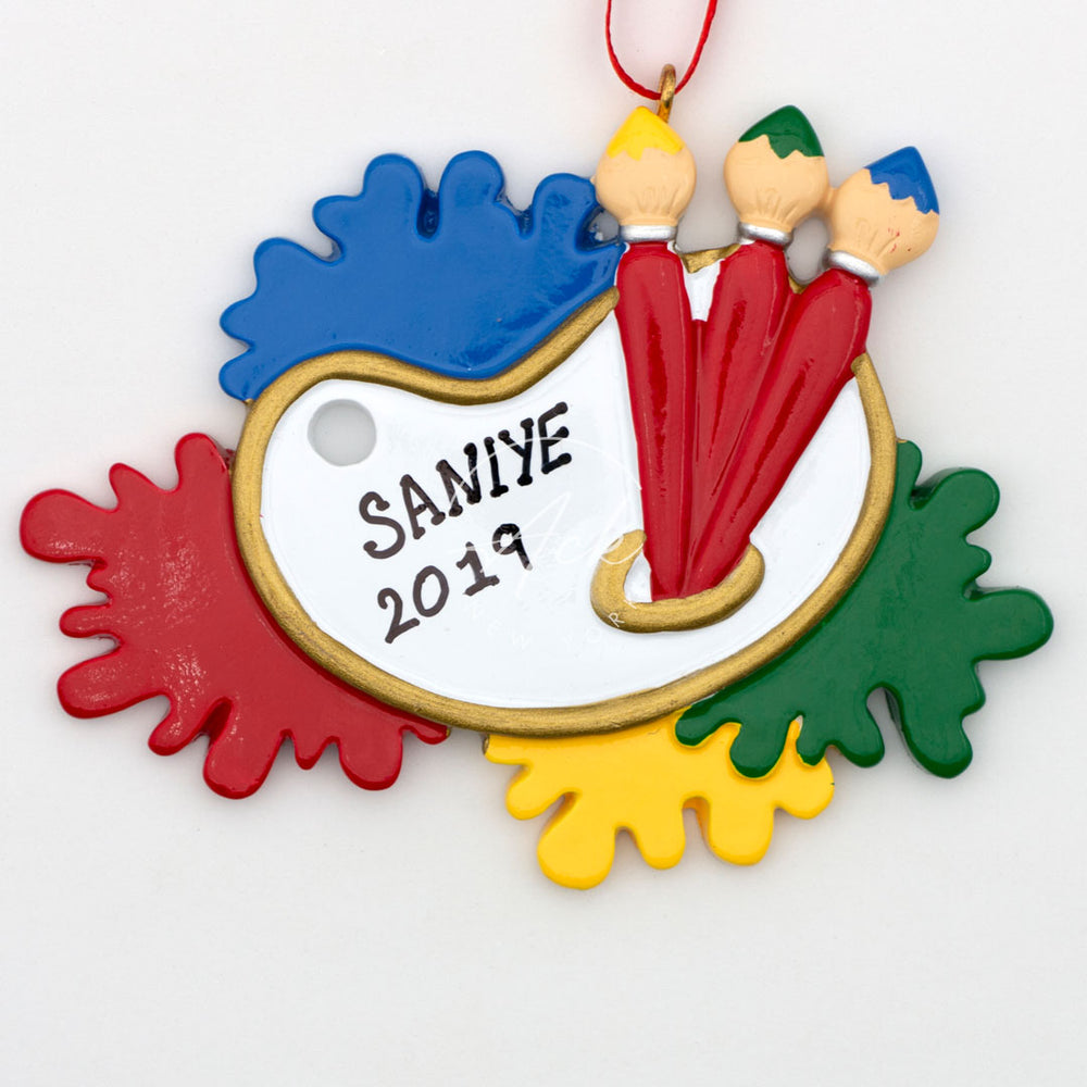 Painting Personalized Christmas Ornament