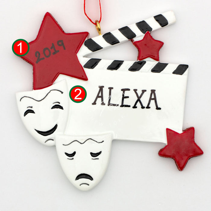 Casting Personalized Christmas Ornament