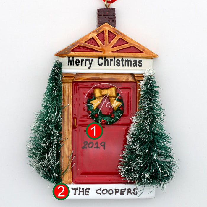 Christmas Tree House Personalized Christmas Ornament