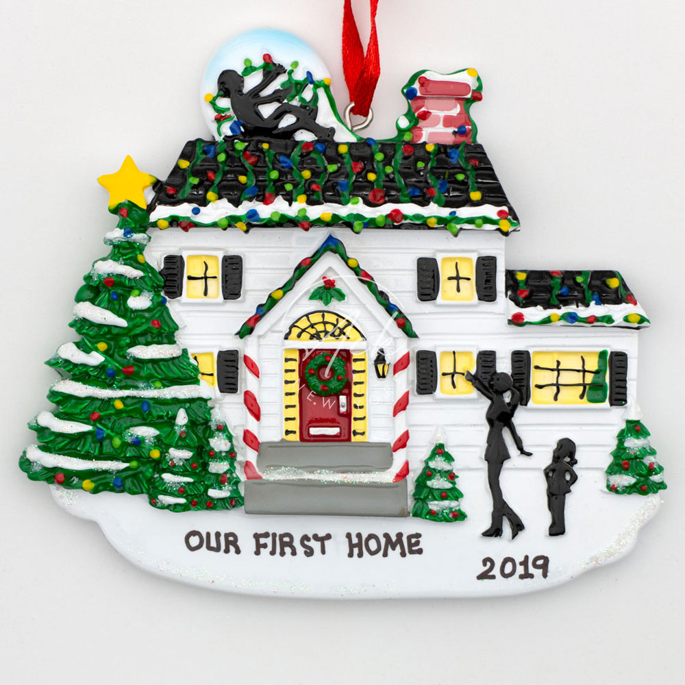 Christmas House Personalized Christmas Ornament