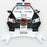 Police Car Busted Personalized Christmas Ornament